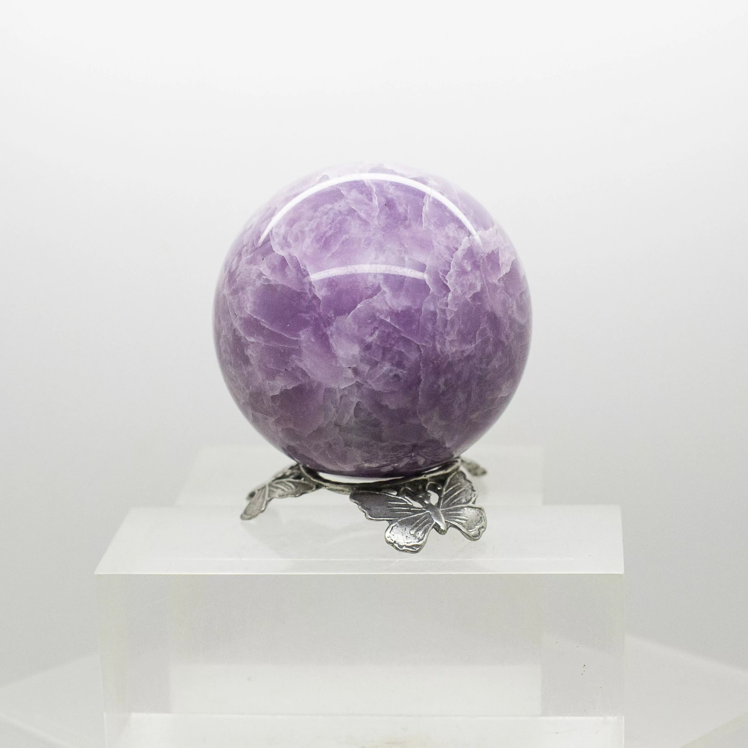 lepidolite sphere