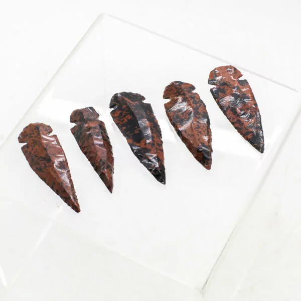 mahogany obsidian arrow head