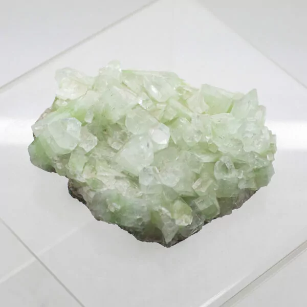 green apophyllite cluster