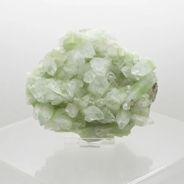 green apophyllite cluster