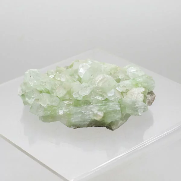 green apophyllite cluster