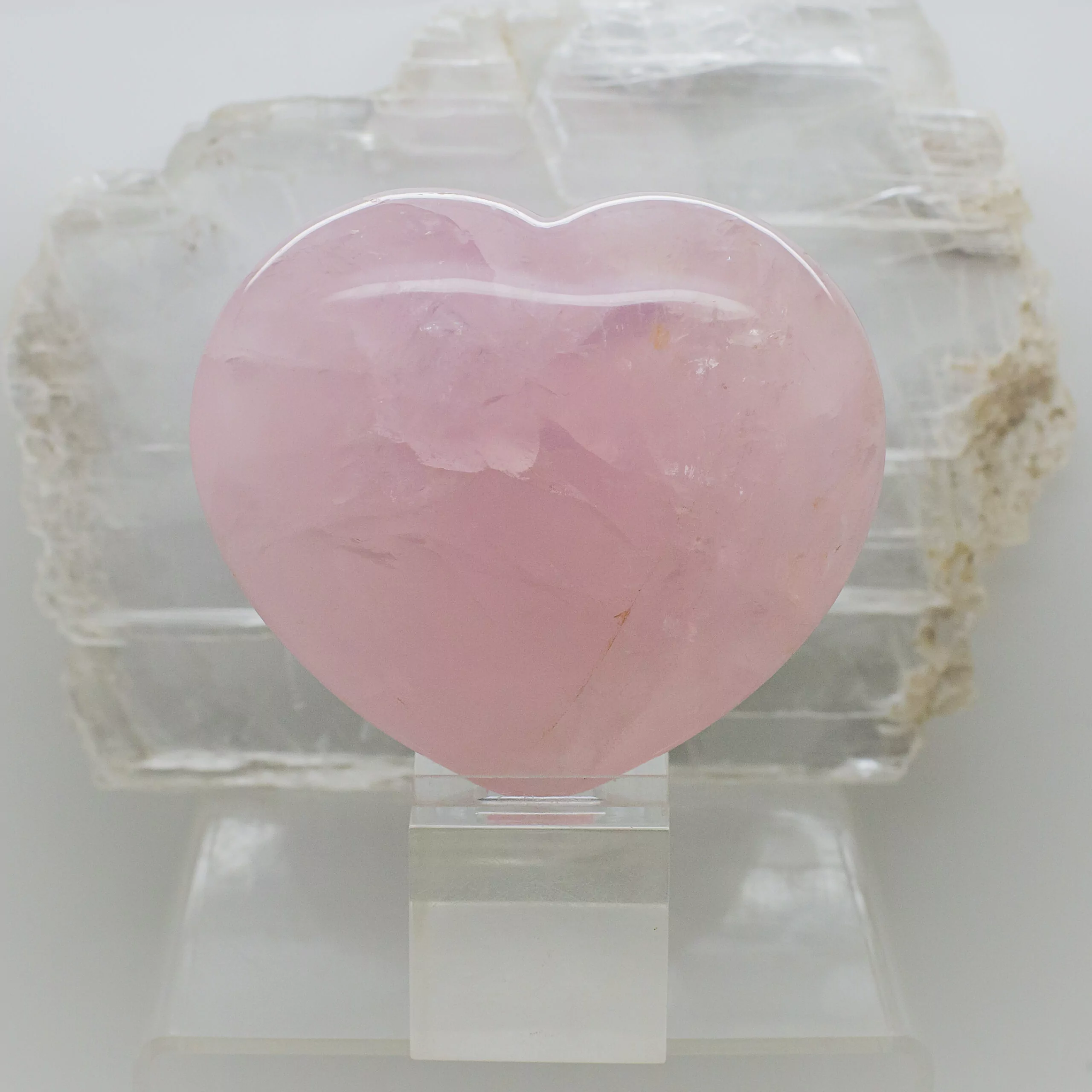 rose quartz heart