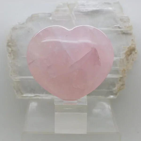 rose quartz heart