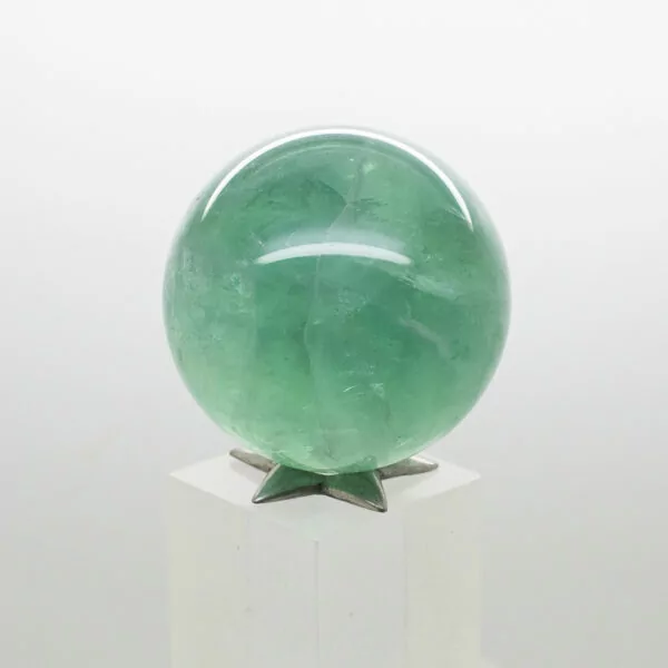 green fluorite sphere