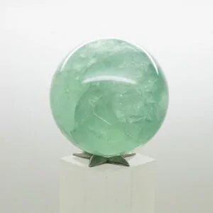 green fluorite sphere