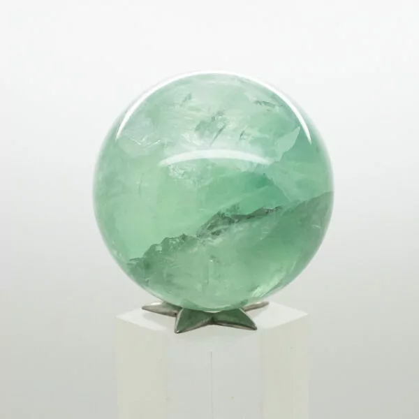 green fluorite sphere