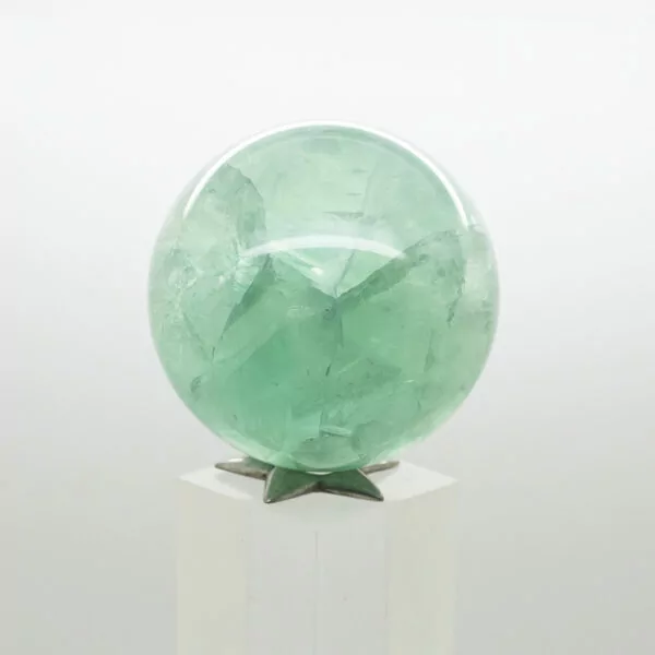 green fluorite sphere