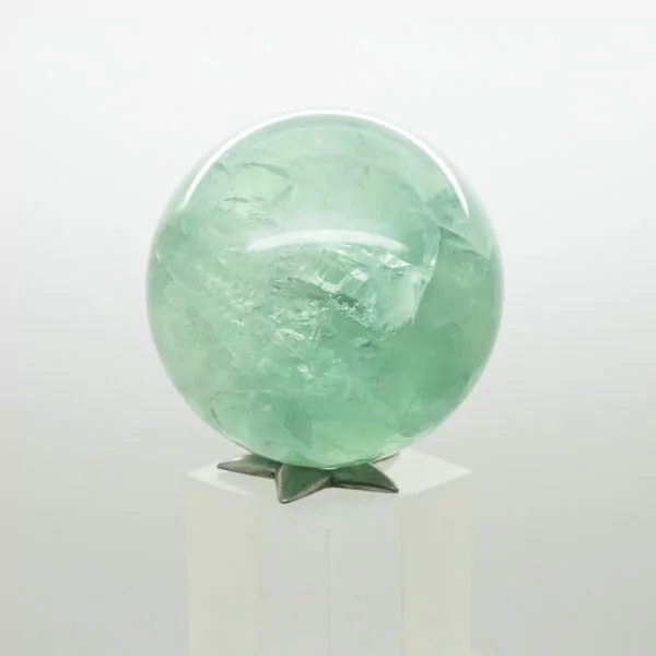 green fluorite sphere