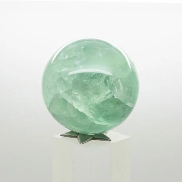 green fluorite sphere