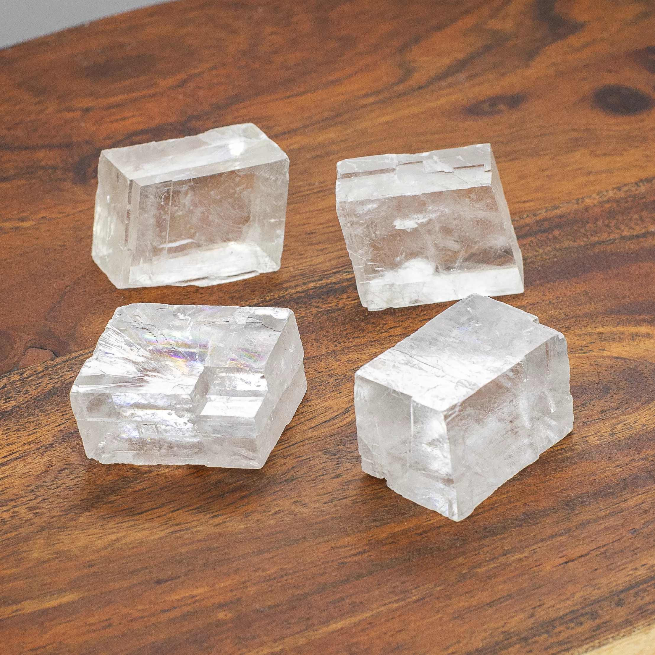 cear calcite rhombs