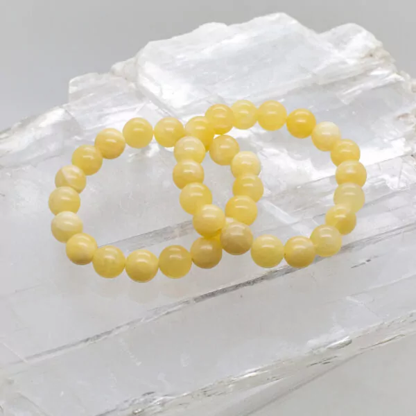 orange calcite bracelet