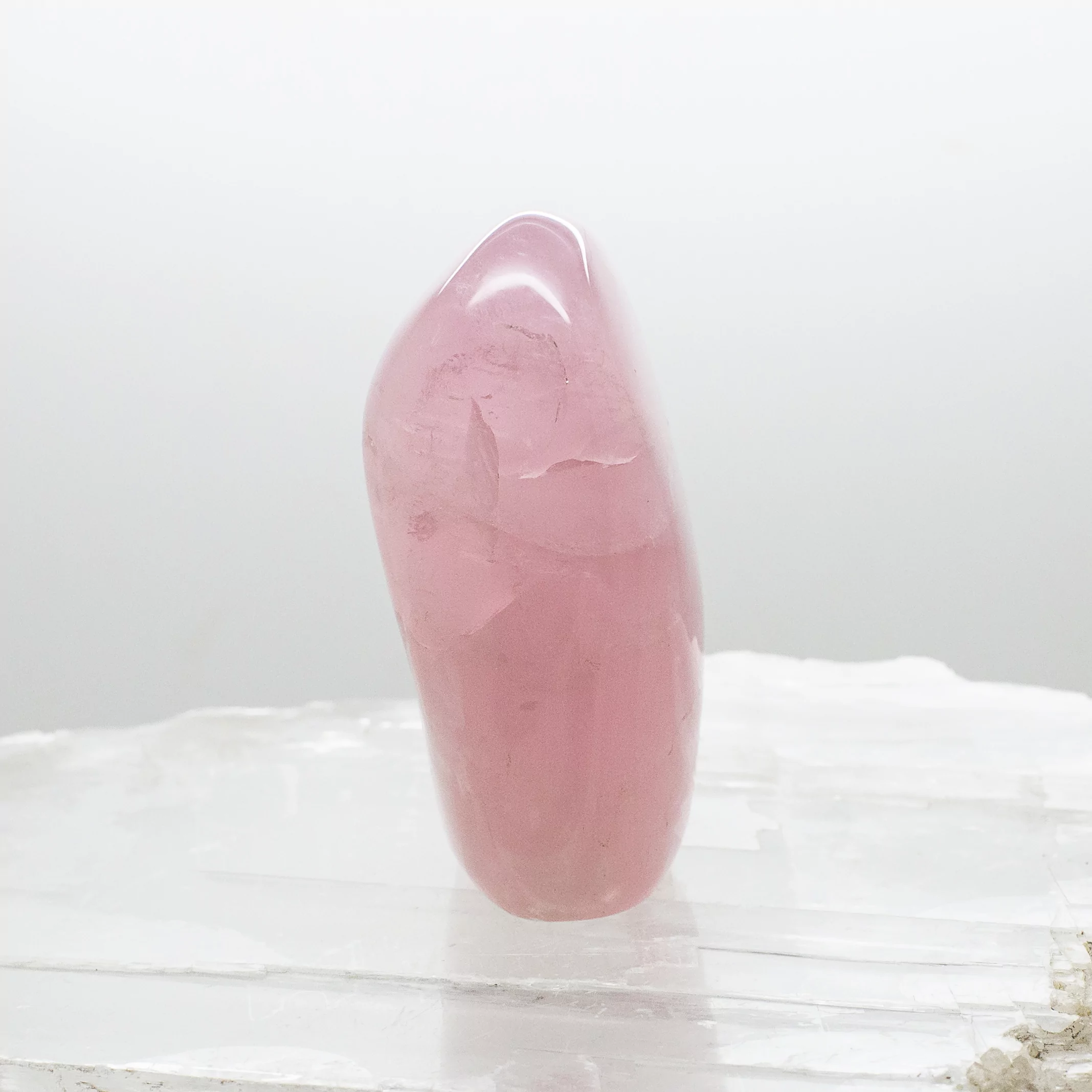 rose quartz free form