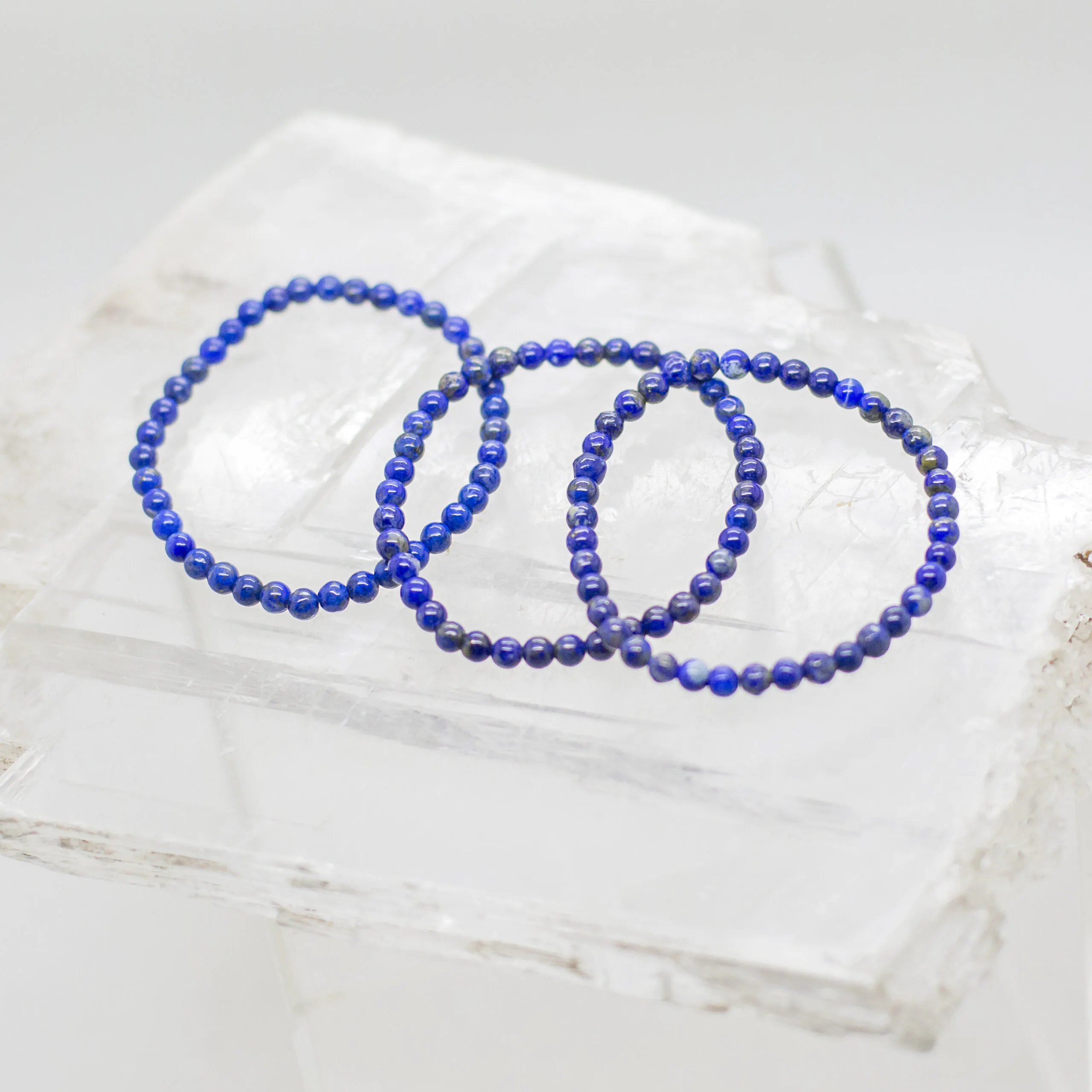 lapis lazuli 6mm bead bracelet