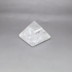 clear quartz pyramid