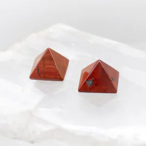 red jasper pyramid