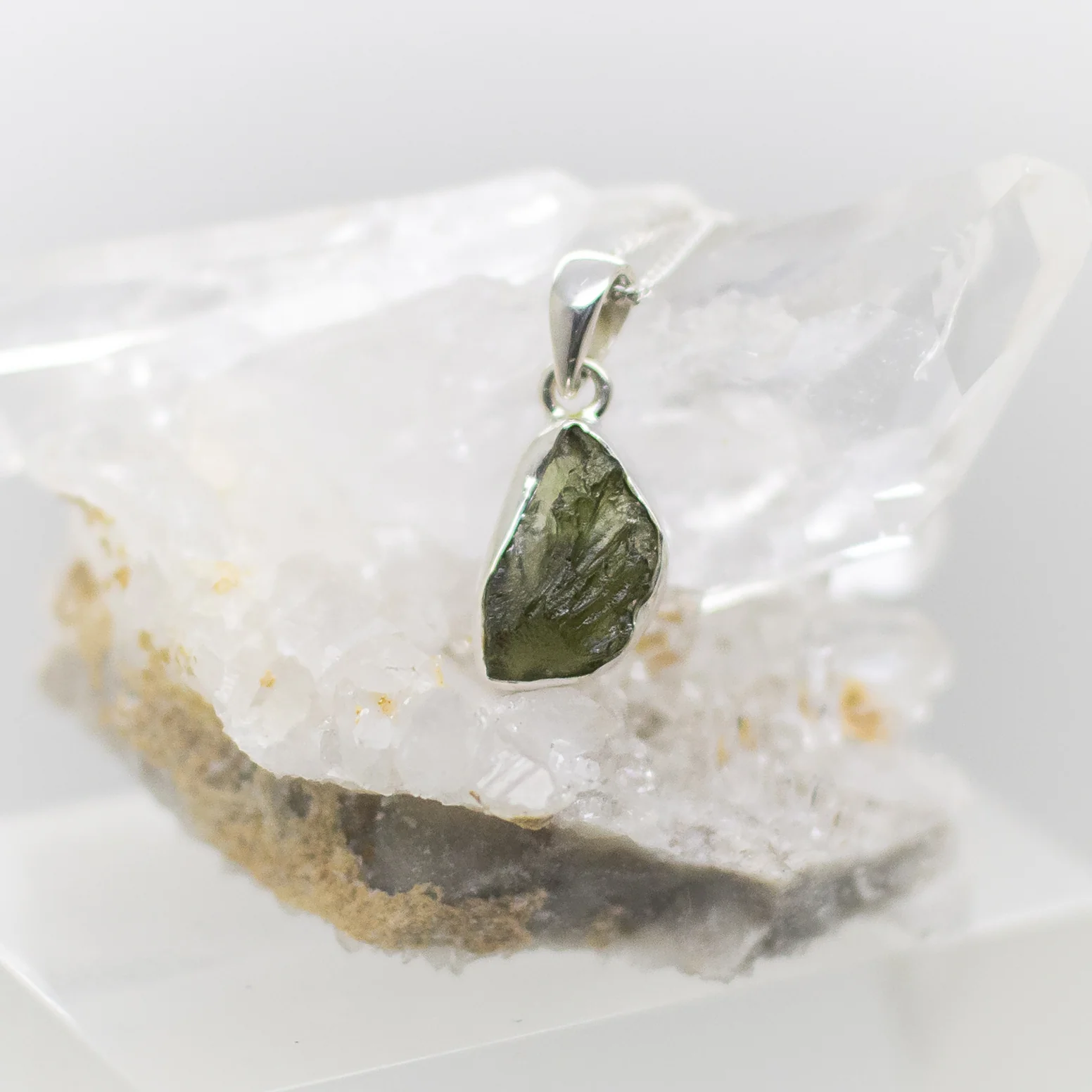 moldavite pendant