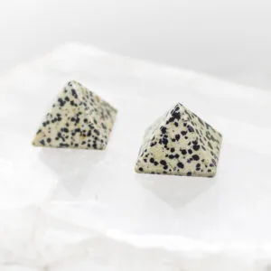 dalmation jasper pyramid
